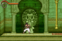 Prince of Persia Sands of Time & Tomb Raider Prophecy screenshot 3 for GameBoy Advance